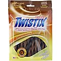 N-Bone Twistix Peanut & Carob Flavored Peanut Butter Flavored Large Dental Dog Treats, 5.5-oz bag, Count Varies