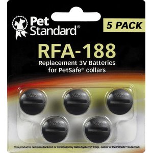 Pet Standard RFA-188 Replacement 3V Batteries for PetSafe Collars, 5 pack