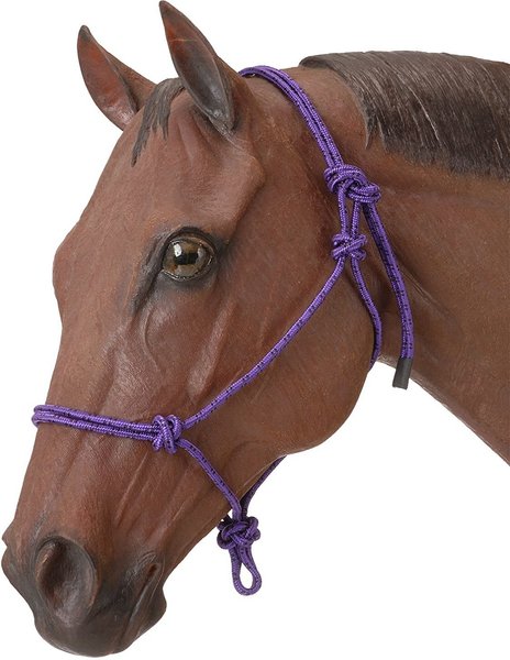 Tough-1 Poly Rope Tied Horse Halter, Purple slide 1 of 4