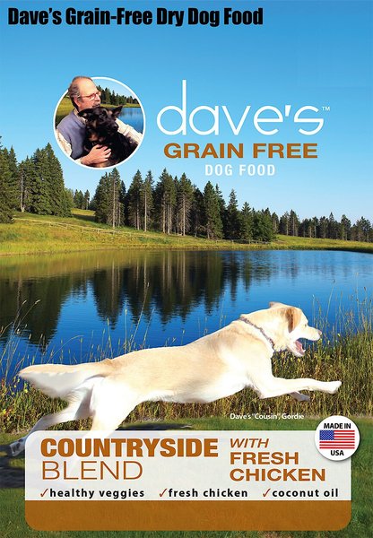 Dave's Pet Food Grain-Free Countryside Blend with Fresh Chicken Dry Dog Food, 28-lb bag slide 1 of 6
