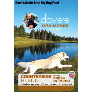 Dave's Pet Food Grain-Free Countryside Blend with Fresh Chicken Dry Dog Food, 28-lb bag
