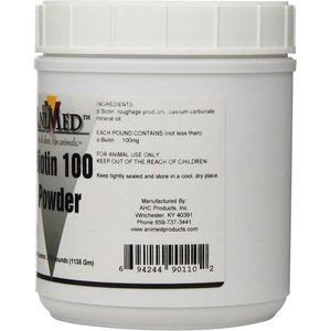 AniMed Biotin 100 Hoof Health Powder Farm Animal & Horse Supplement, 2.5-lb tub