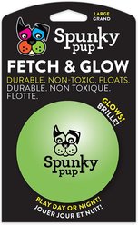 Spunky Pup Fetch & Glow Ball Dog Toy, Large