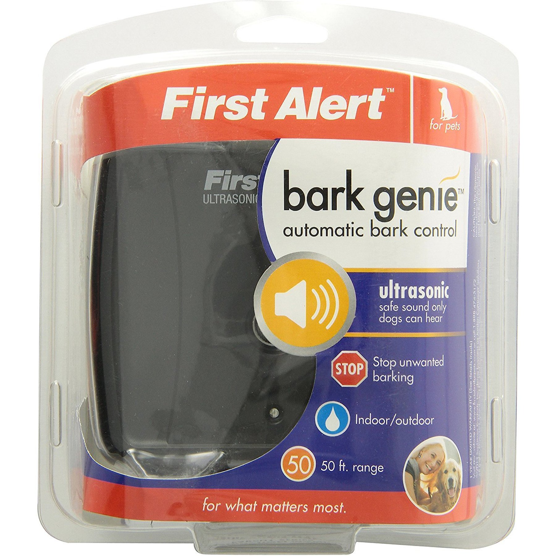 First alert bark genie handheld hot sale bark control