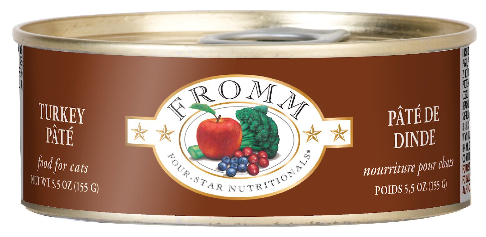 FROMM Four Star Nutritionals Turkey Pate Canned Cat Food reviews