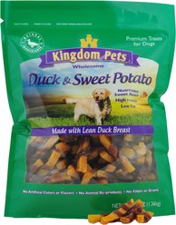 Kingdom Pets Duck & Sweet Potato Jerky Twists Dog Treats, 48-oz bag
