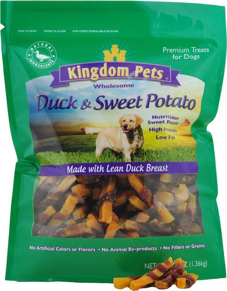 Kingdom Pets Duck & Sweet Potato Jerky Twists Dog Treats, 48-oz bag slide 1 of 7