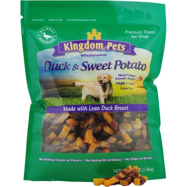 KINGDOM PETS Chicken & Sweet Potato Jerky Twists Dog Treats, 48oz bag