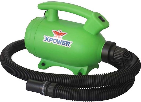 XPOWER B-2 "Pro-At-Home" Pet Dryer & Vacuum, Green slide 1 of 4