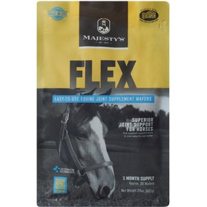 Majesty's Flex Joint Support Wafers Horse Supplement, 30 count