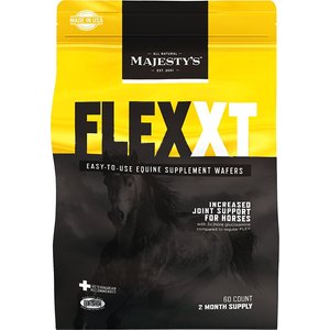 Majesty's Flex XT Increased Joint Support Wafers Horse Supplement, 60 count