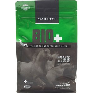 MAJESTY S Bio Hoof Coat Support Wafers Horse Supplement 30