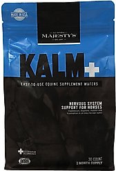 Majesty's Kalm+ Nervous System Support Apple Flavor Wafers Horse Supplement, 30 count
