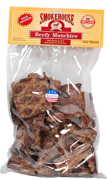 Smokehouse USA Beefy Munchies Dog Treats, 8-oz bag slide 1 of 2