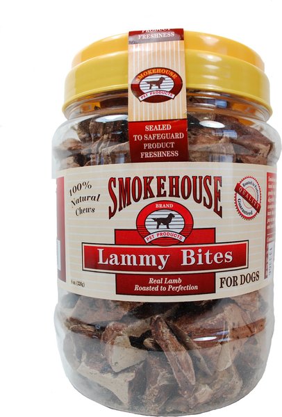 Smokehouse USA Lammy Munchies Dog Treats, 8-oz jar slide 1 of 3