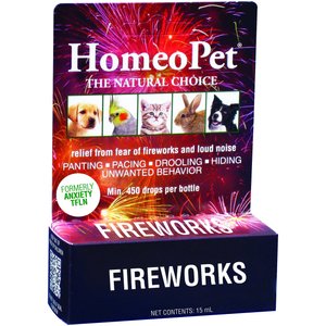 HomeoPet Anxiety TFLN Dog, Cat, Bird & Small Animal Supplement, 450 drops