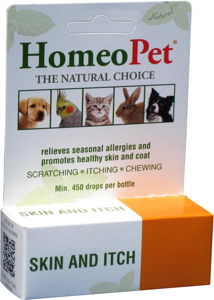 HomeoPet Skin & Itch Dog, Cat, Bird & Small Animal Supplement, 450 drops slide 1 of 3