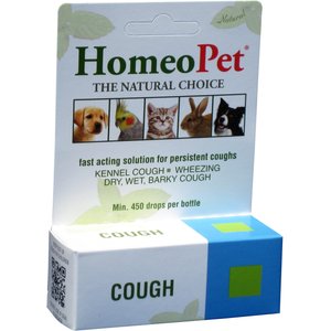 HomeoPet Cough Homeopathic Medicine for Cough Suppressant for Birds, Cats, Dogs & Small Pets, 450 drops