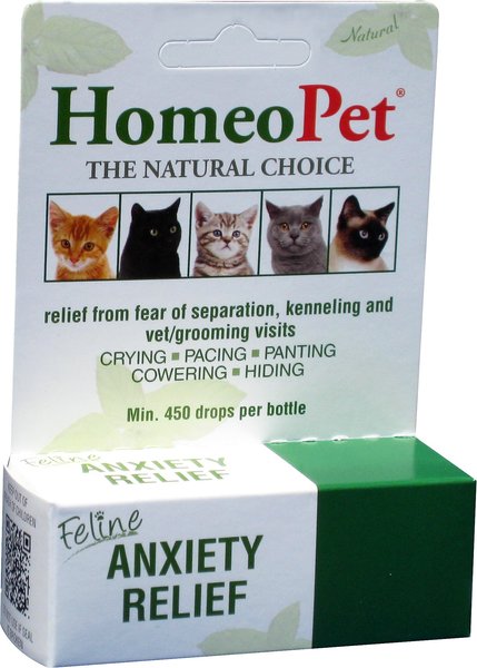 HomeoPet Feline Anxiety Relief Cat Supplement, 450 drops slide 1 of 3