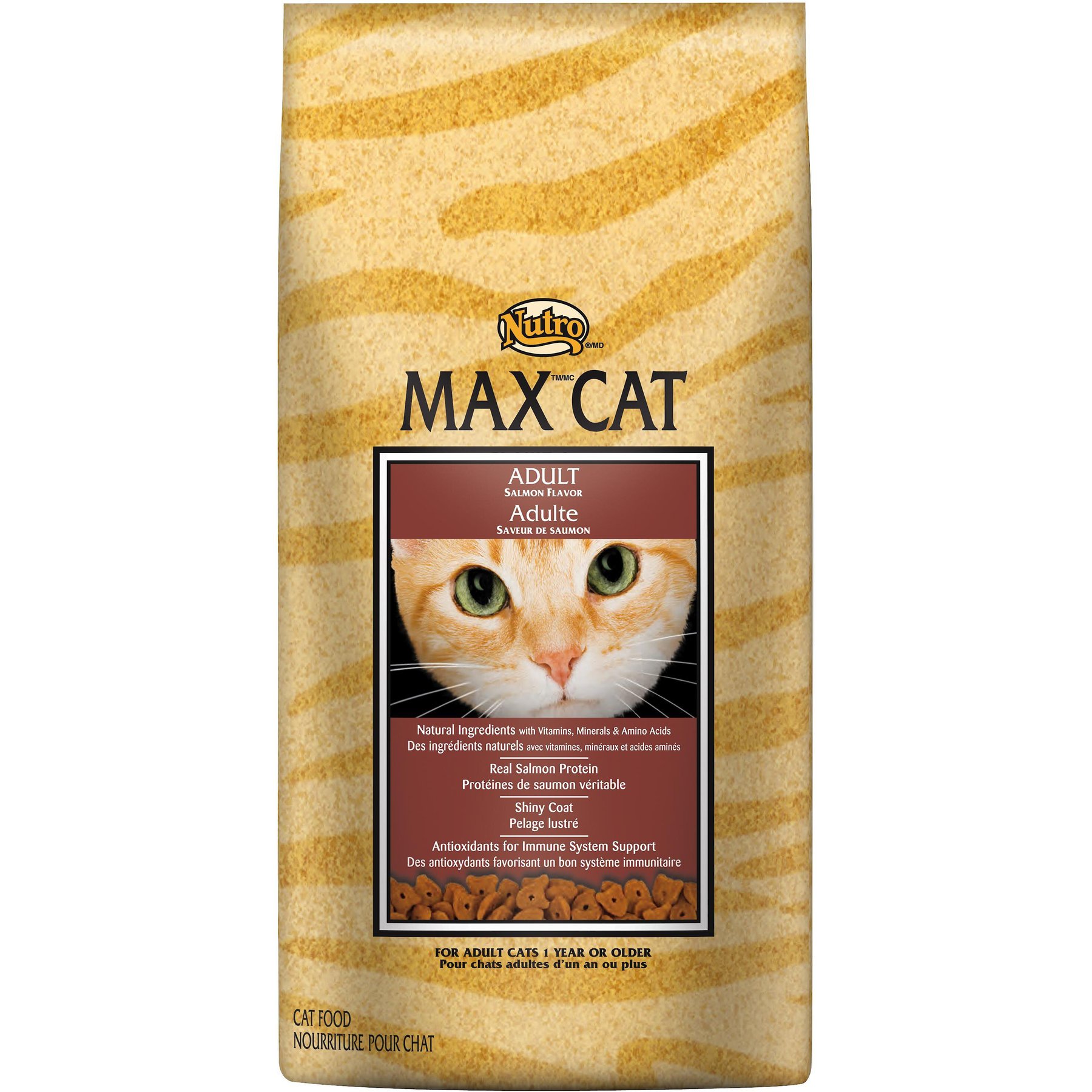 NUTRO Max Adult Salmon Flavor Dry Cat Food, 16-lb bag - Chewy.com