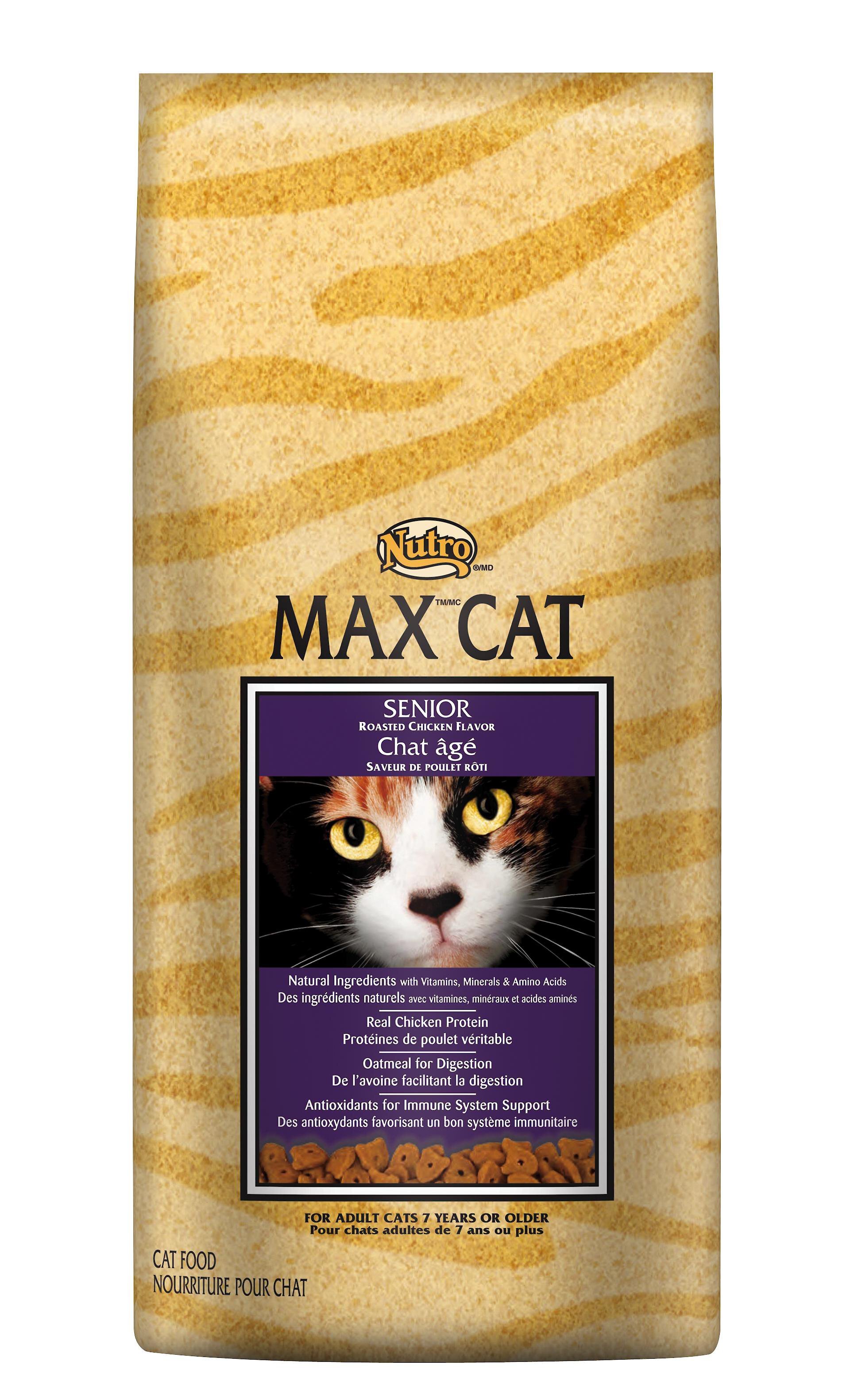 Nutro max sale senior cat food