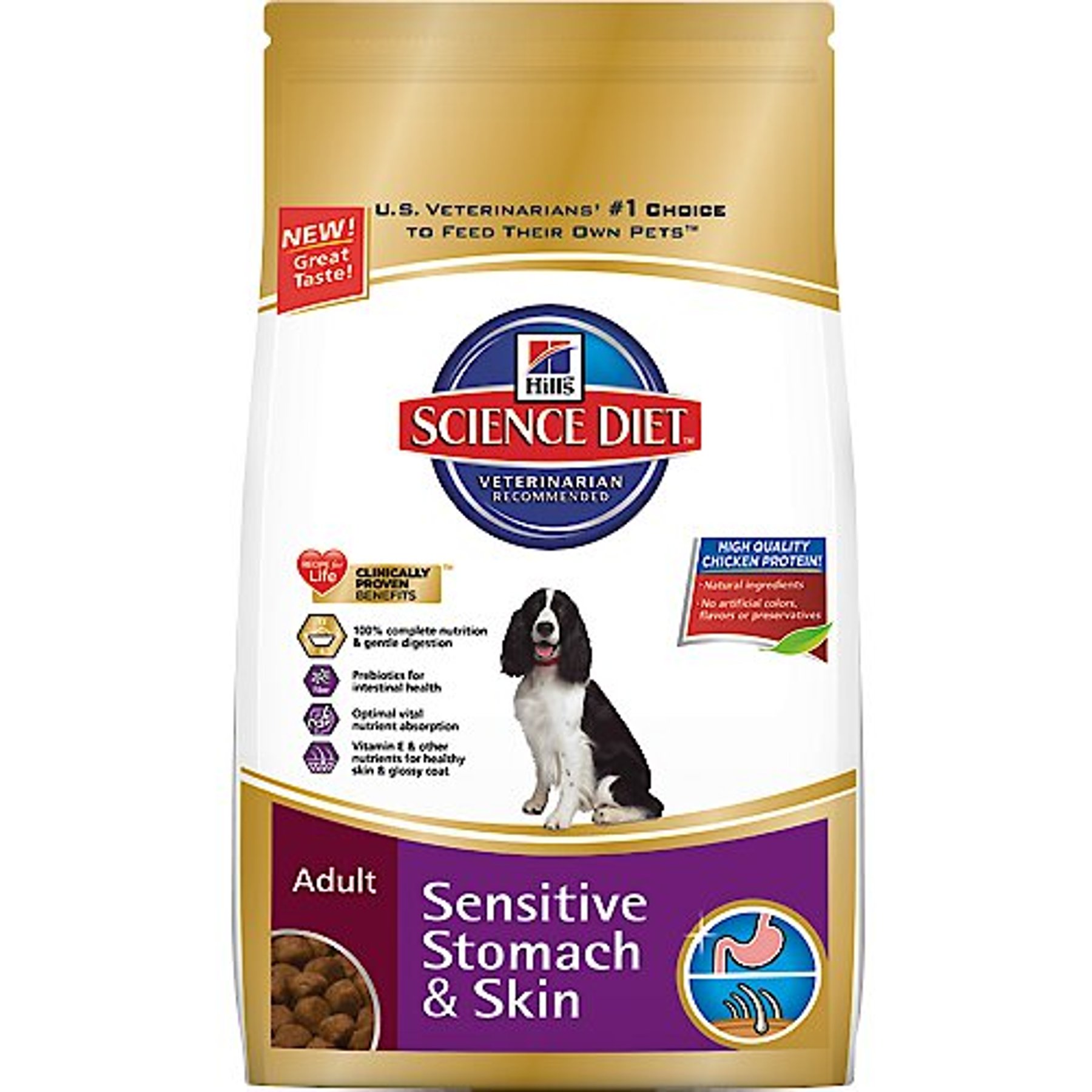 HILL S SCIENCE DIET Adult Sensitive Stomach Sensitive Skin Chicken Recipe Dry Dog Food 4 lb bag Chewy