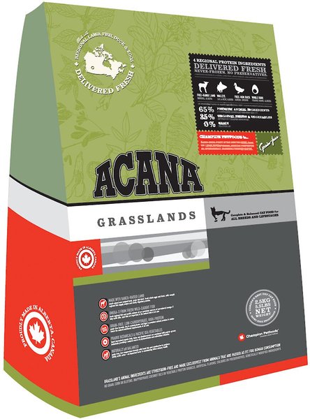 ACANA Grasslands Regional Formula Grain Free Dry Cat Kitten Food 5 lb bag