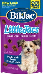 Bil Jac Little Jacs Small Dog Training Treats, 4-oz