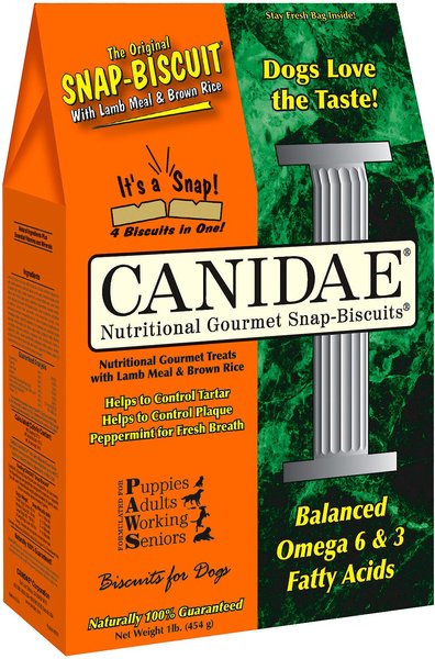 CANIDAE Original Snap-Bits with Lamb Meal & Brown Rice Dog Treats