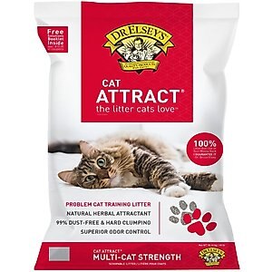 Dr. Elsey's Cat Attract Clumping Clay Cat Litter, 40-lb bag