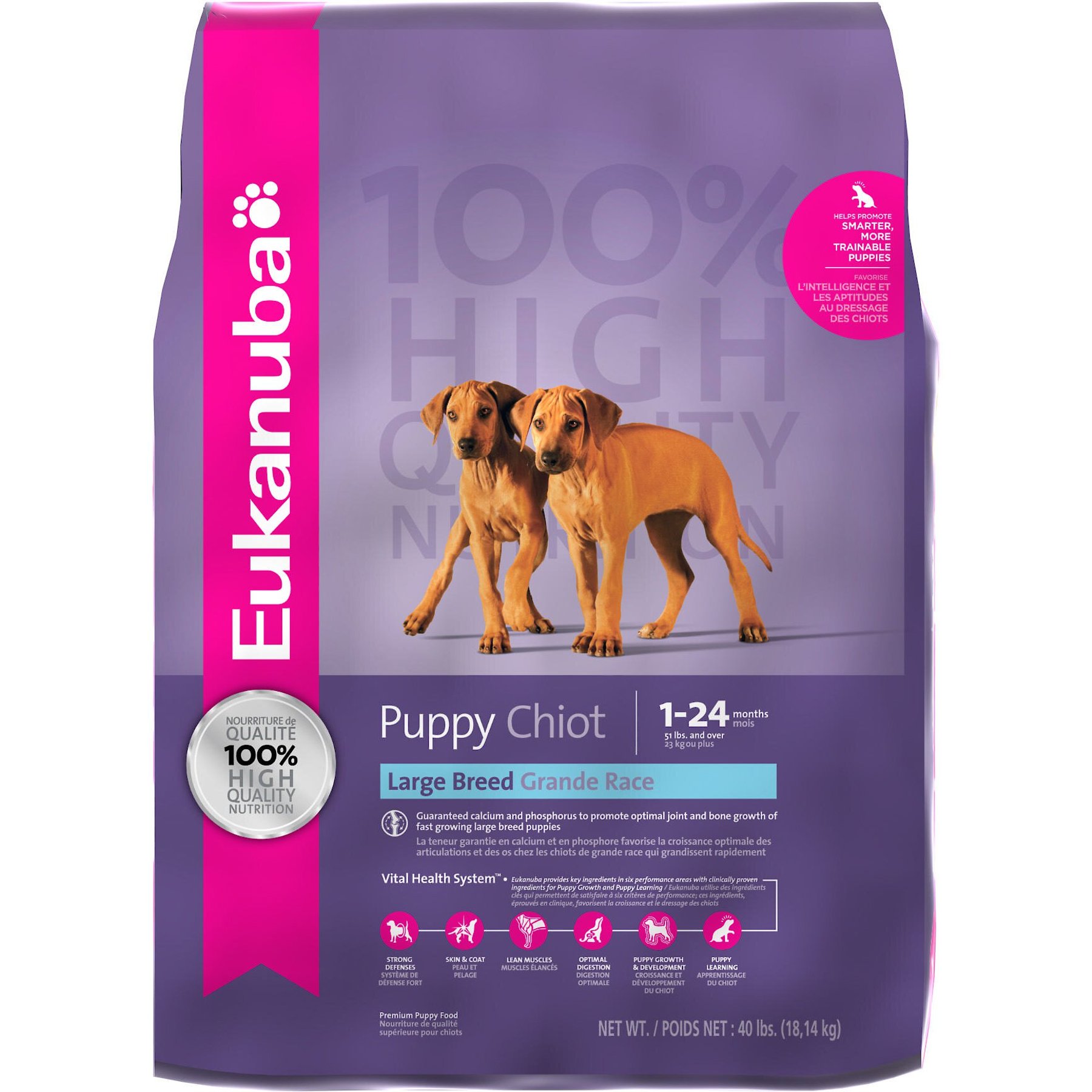 EUKANUBA Puppy Large Breed Dry Dog Food 30 lb bag Chewy