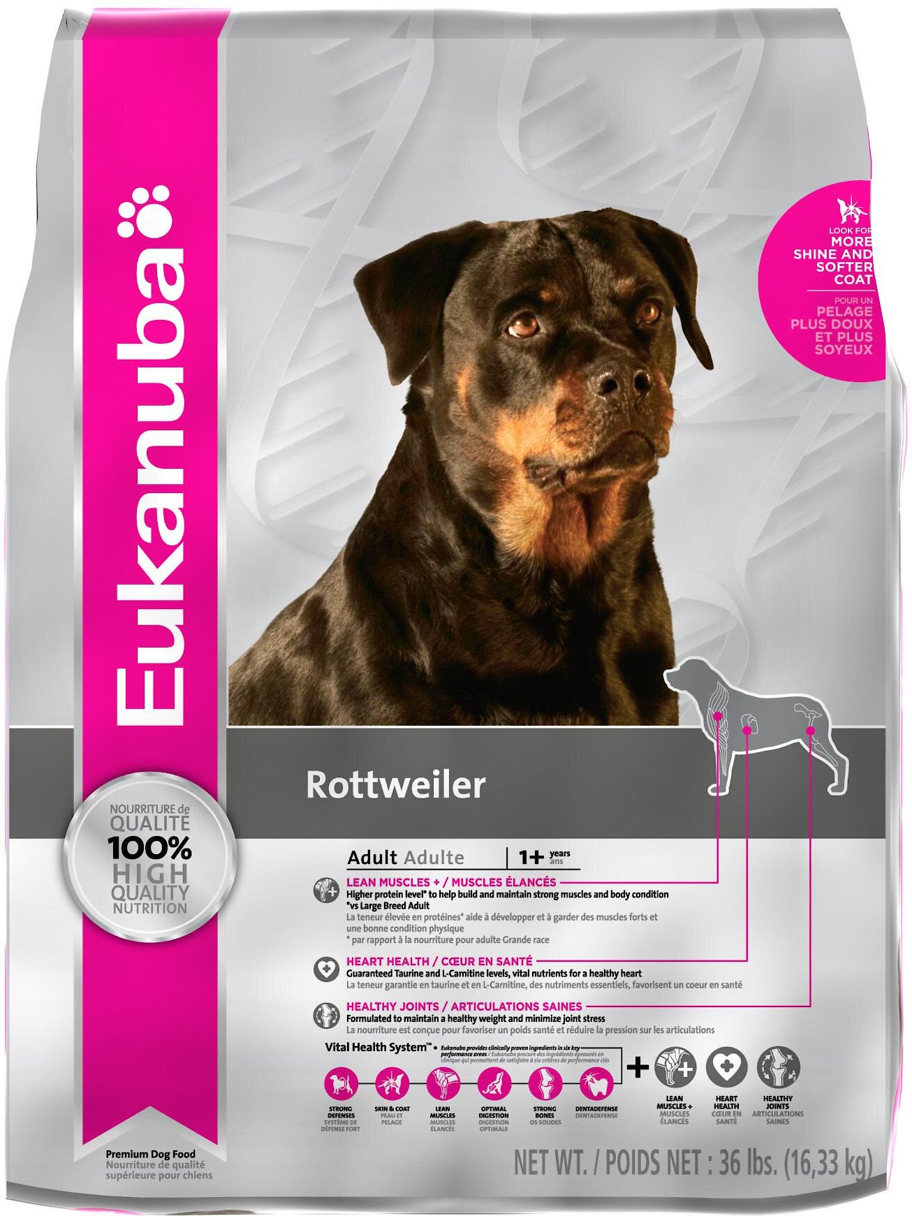 eukanuba adult breed specific rottweiler