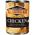 Evanger's Grain-Free Chicken Canned Dog & Cat Food, 12.8-oz, case of 12