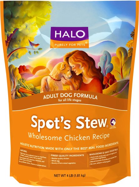 Halo Spot's Stew Large Breed Adult Formula Wholesome Chicken Recipe Dry Dog Food