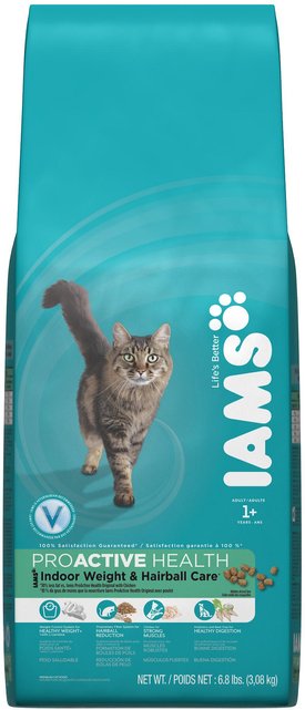 IAMS ProActive Health Indoor Weight Hairball Care Adult Dry Cat