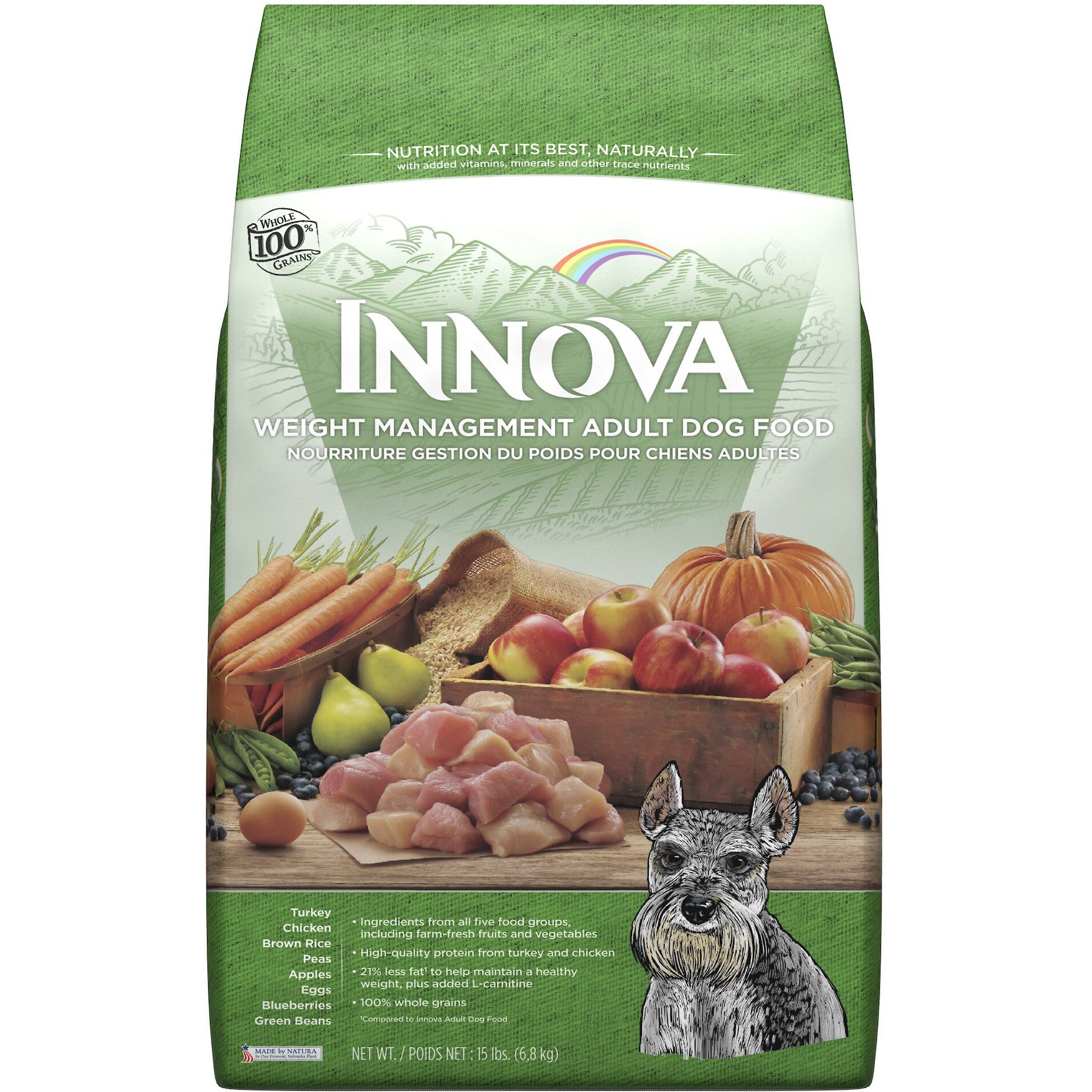 Innova Weight Management Adult Dry Dog Food 15 lb bag