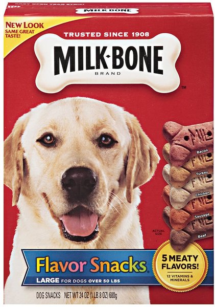 Milk Bone Flavor Snacks Biscuit Large Dog Treats 24 oz box