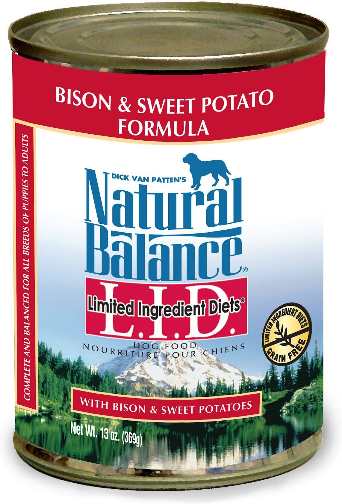 natural balance bison and sweet potato canned dog food