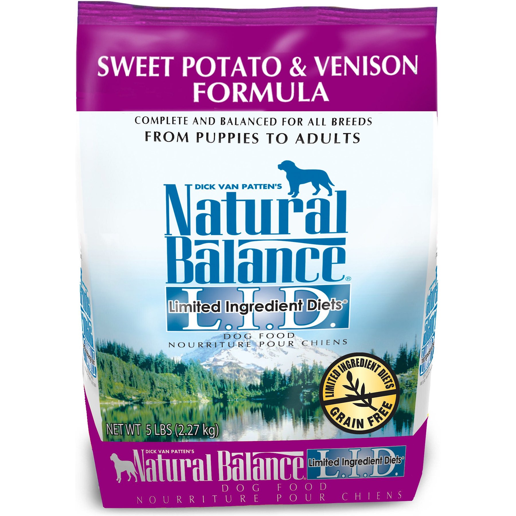 NATURAL BALANCE Limited Ingredient Reserve Grain Free Sweet Potato Venison Recipe Dry Dog Food 12 lb bag Chewy