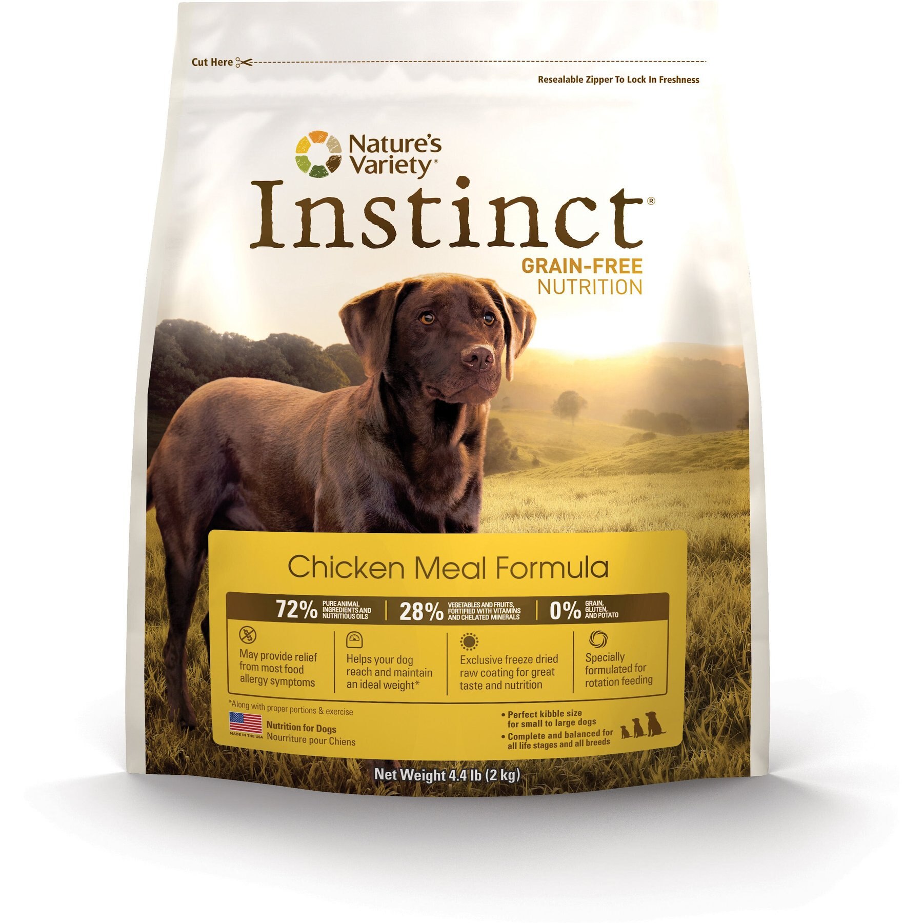 Instinct original grain free recipe natural dry dog food best sale