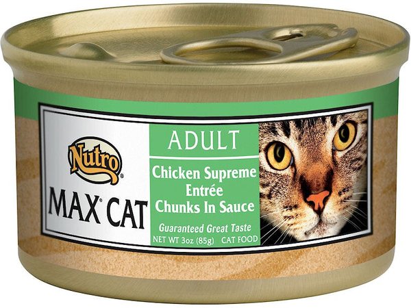 NUTRO Max Adult Chicken Supreme Entree Chunks in Sauce Canned Cat