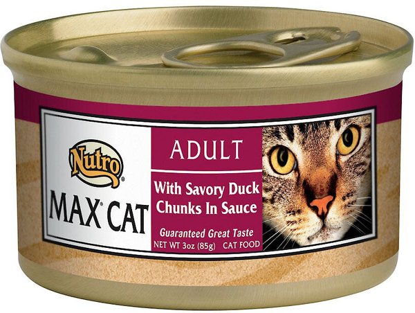 Nutro Max Adult With Savory Duck Chunks in Sauce Canned Cat Food