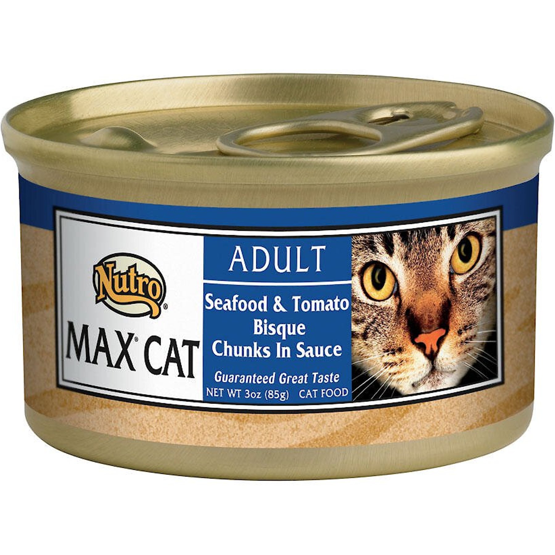 Nutro Max Adult Seafood Tomato Bisque Chunks in Sauce Canned Cat Food