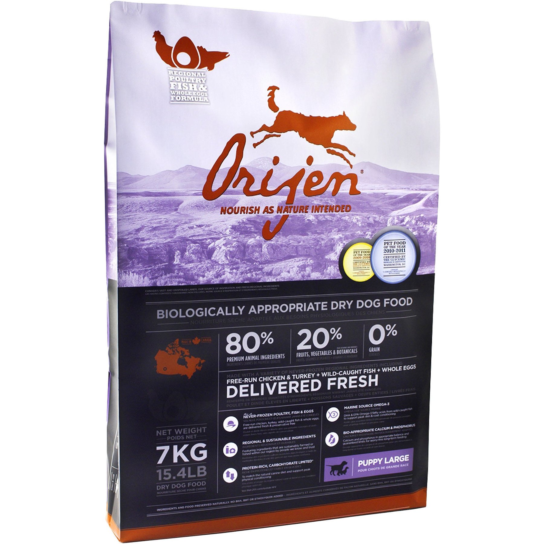 ORIJEN Puppy Large Grain Free Dry Puppy Food 13 lb bag Chewy