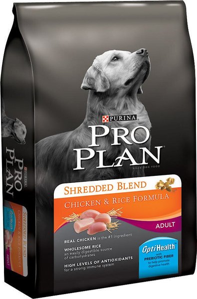 Discontinued - Pro Plan Adult Shredded Blend Chicken & Rice Formula Dry ...