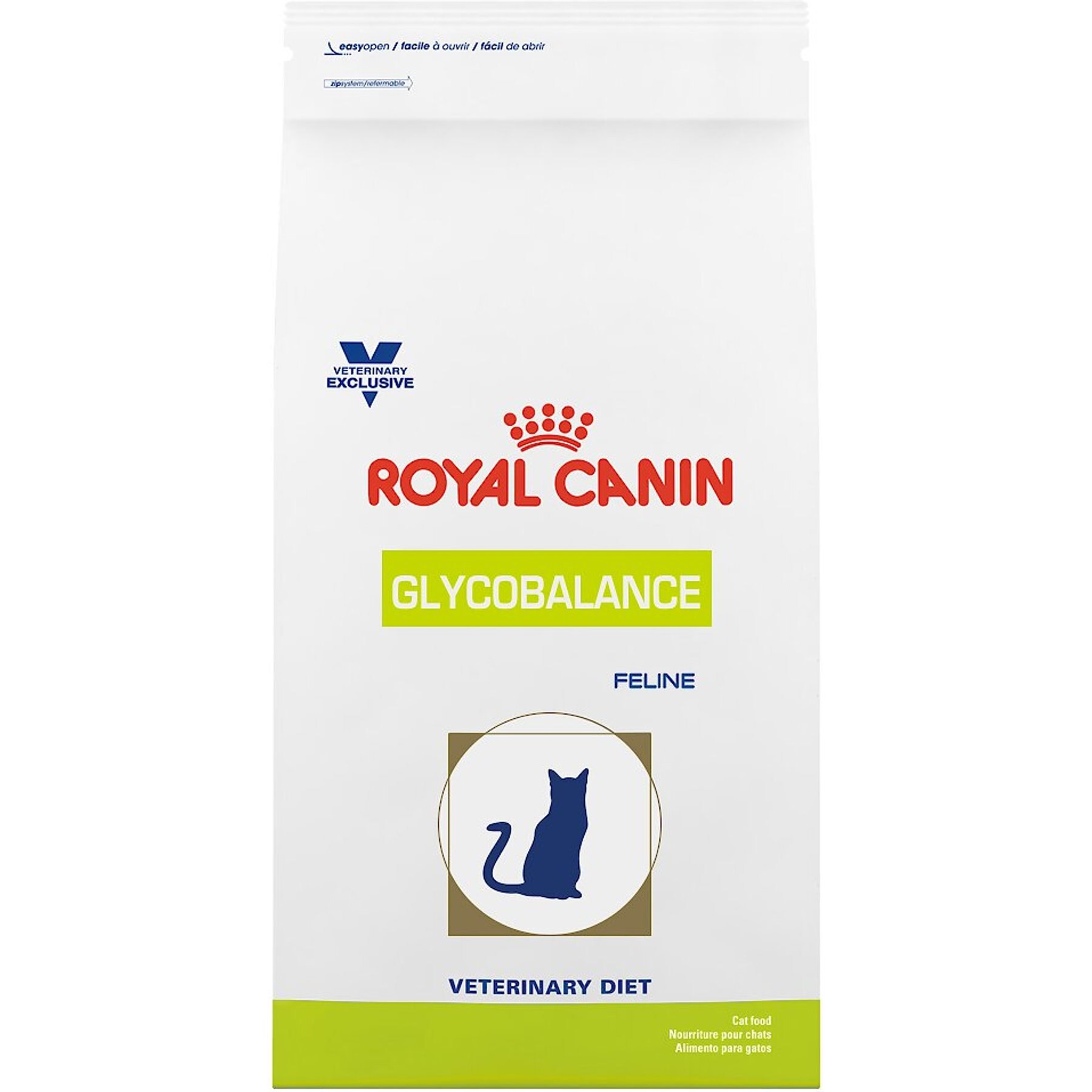 ROYAL CANIN VETERINARY DIET Adult Glycobalance Dry Cat Food 4.4 lb bag Chewy