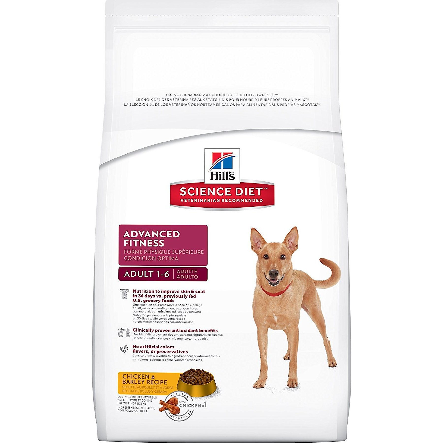 Hills advanced fashion fitness dog food