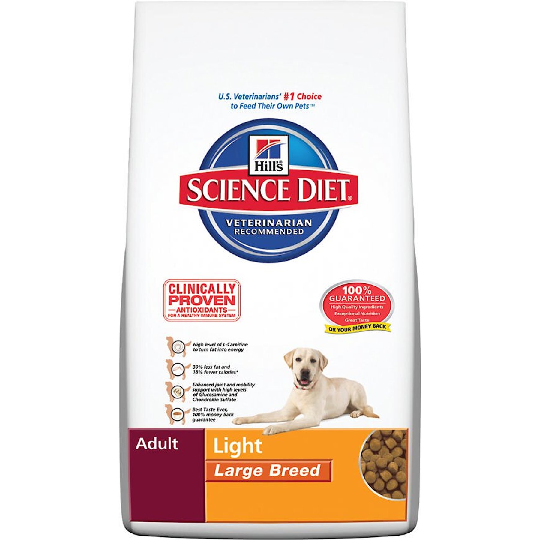 Hill's science diet large breed light dog food hotsell