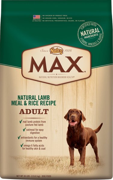 Nutro max lamb dog food hotsell