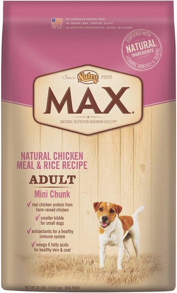 Nutro max dog food mini clearance chunk